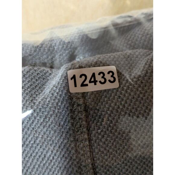 Carbon 2 Colbalt Pullover Mens Large Pique Knit 1/4 Button Contrasting Trim - Picture 10 of 10